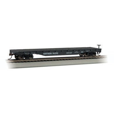 Bachmann Northern Pacific - 52' Flat Car (HO Scale) - Bachmann - ModelCars.com