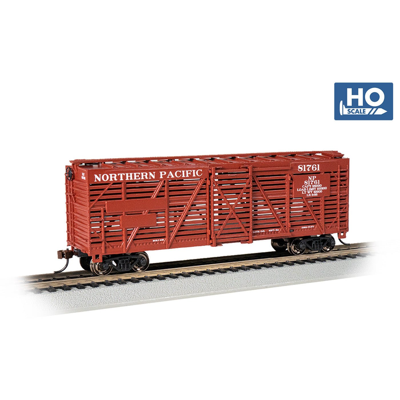 Bachmann Northern Pacific 81761 - 40' Stock Car - Bachmann - ModelCars.com