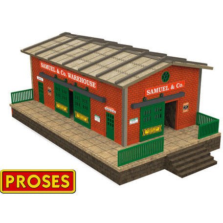 Bachmann O Scale Warehouse with Motorized Doors - Bachmann - ModelCars.com