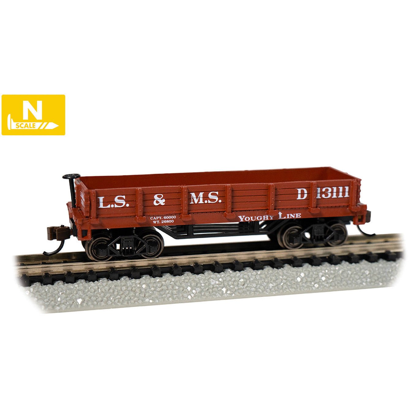 Bachmann Old Time Gondola - Lake Shore & Michigan Southern - Bachmann - ModelCars.com