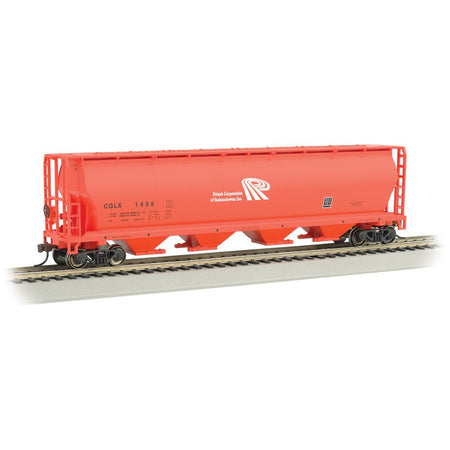 Bachmann Potash Corporation - 4 Bay Cylindrical Grain Hopper - Bachmann - ModelCars.com