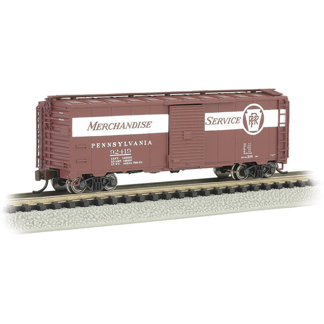 Bachmann PRR 92419 Merchandise Service - AAR 40' Steel Box Car - Bachmann - ModelCars.com