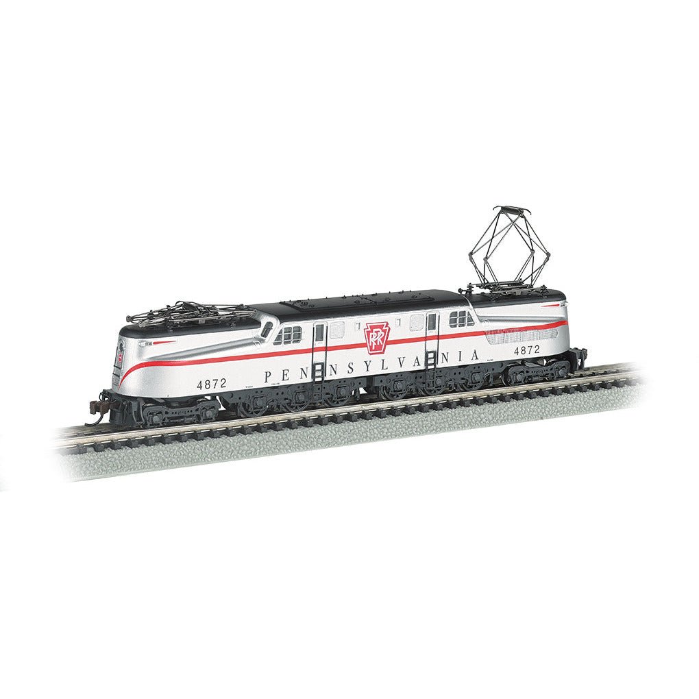 Bachmann PRR GG - 1 4872 – Silver w/ Red Stripe DCC Sound (N Scale) - Bachmann - ModelCars.com