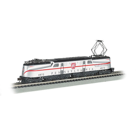 Bachmann PRR GG - 1 4872 – Silver w/ Red Stripe DCC Sound (N Scale) - Bachmann - ModelCars.com