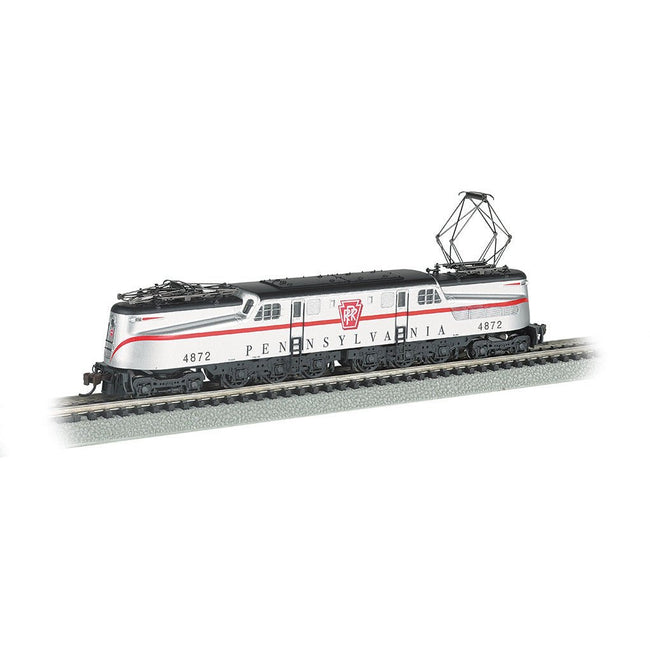 Bachmann PRR GG - 1 4872 – Silver w/ Red Stripe DCC Sound (N Scale) - Bachmann - ModelCars.com