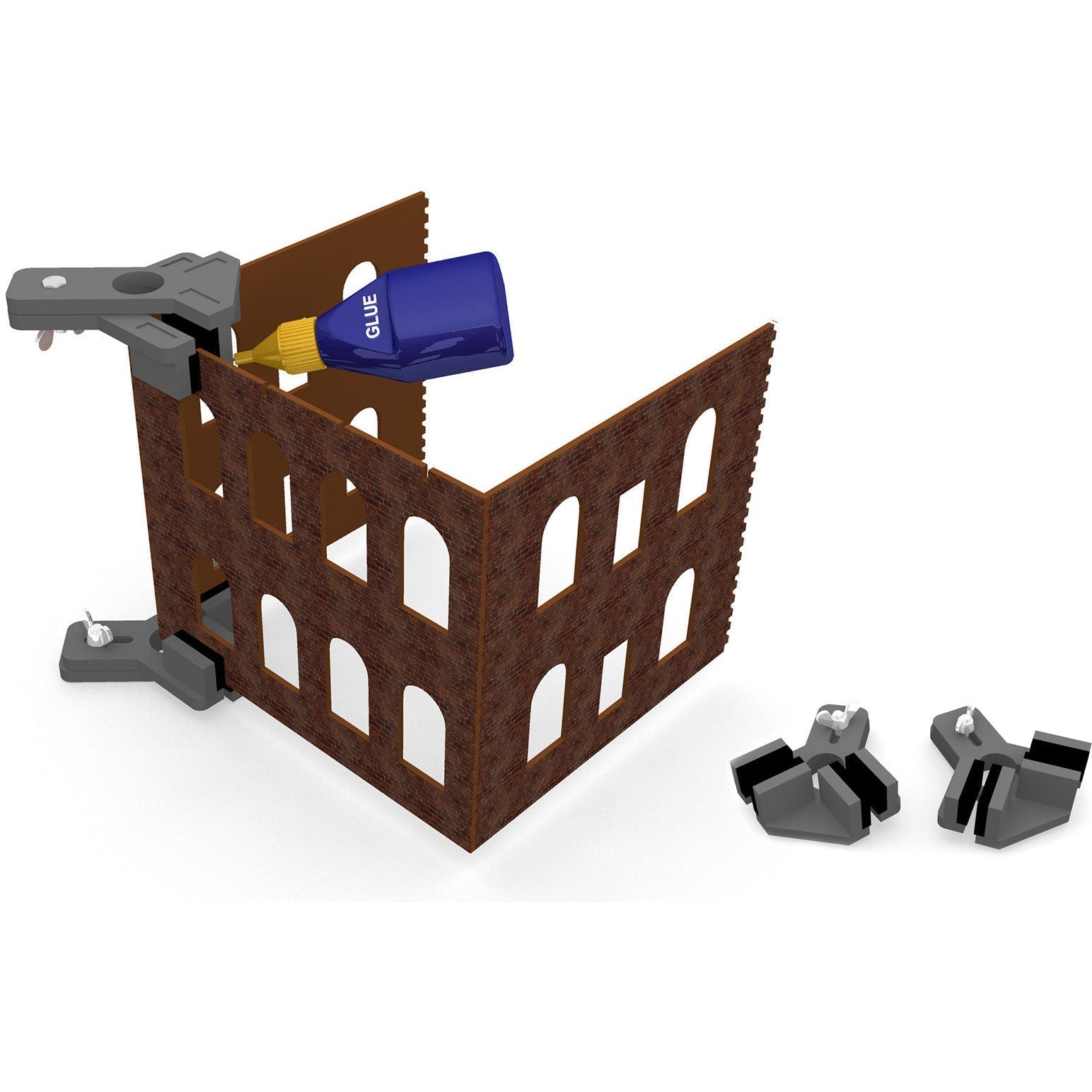 Bachmann Right Angle Hold & Glue Set - Bachmann - ModelCars.com