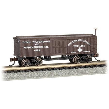 Bachmann Rome, Watertown, & Ogdensburg RR - Old - Time Box Car (N Scale) - Bachmann - ModelCars.com