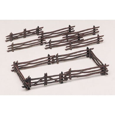 Bachmann Rustic Fence (12 pieces) - Bachmann - ModelCars.com