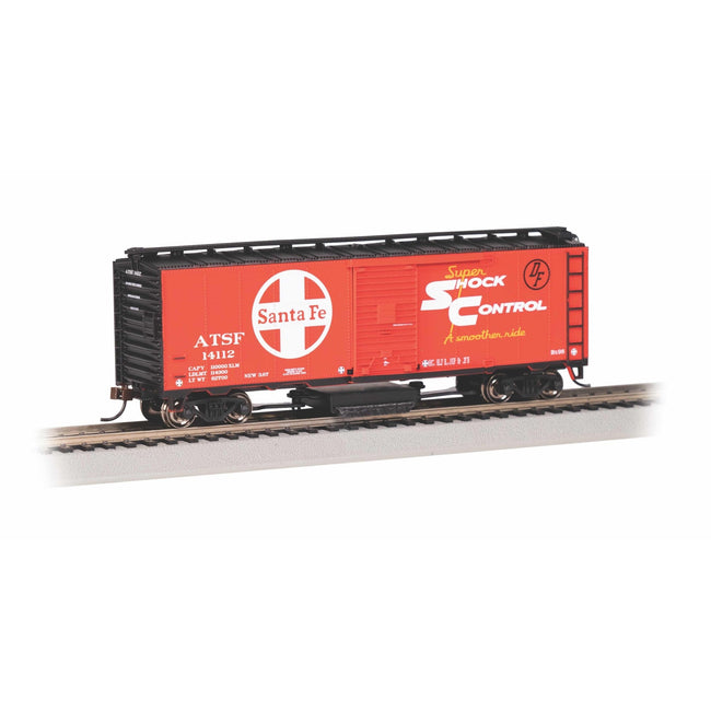Bachmann Santa Fe 14112 - Track Cleaning 40' Box Car (HO Scale) - Bachmann - ModelCars.com