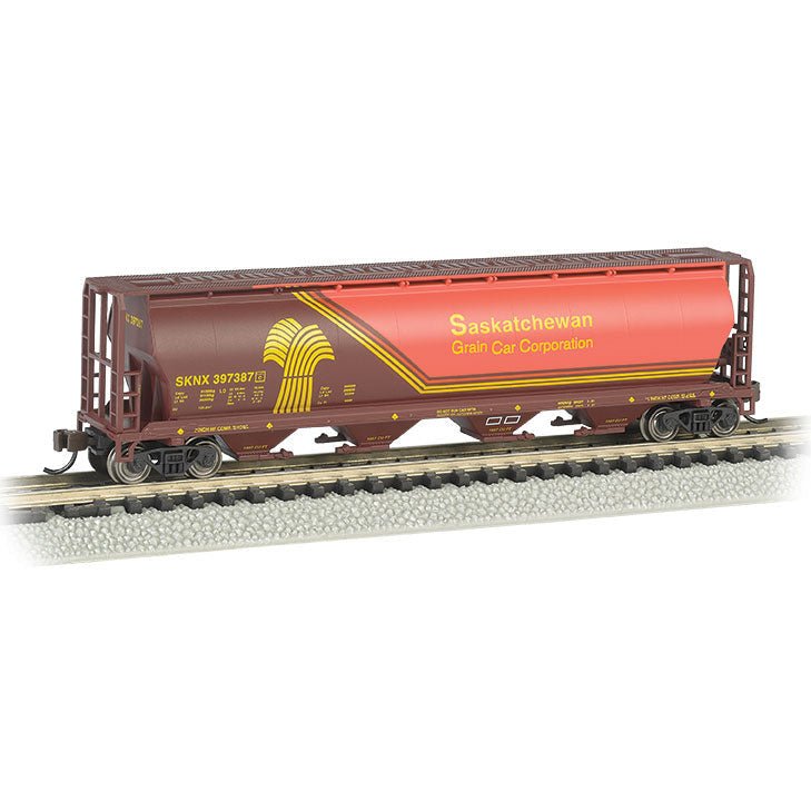 Bachmann Saskatchewan - Wheat Herald - 4 Bay Cylindrical Grain Hopper - Bachmann - ModelCars.com