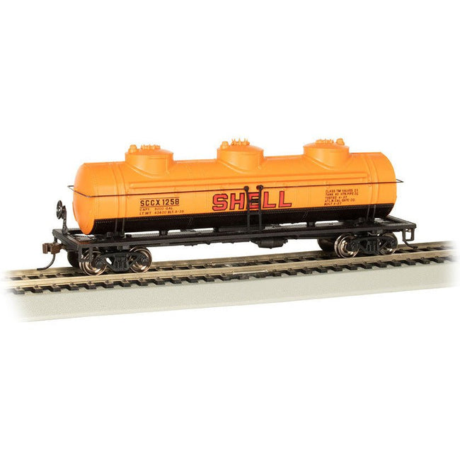 Bachmann Shell 1258 - 40' Three Dome Tank Car (HO Scale) - Bachmann - ModelCars.com