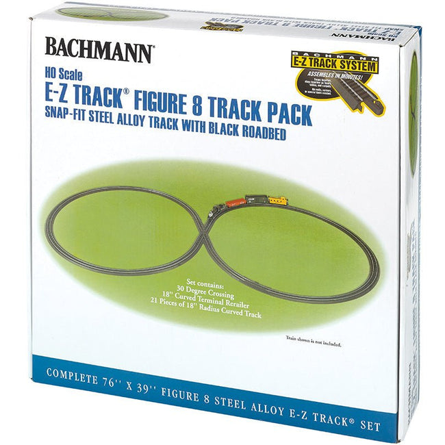 Bachmann Steel Alloy E - Z TRACK® Figure 8 Track Pack (HO Scale) - Bachmann - ModelCars.com
