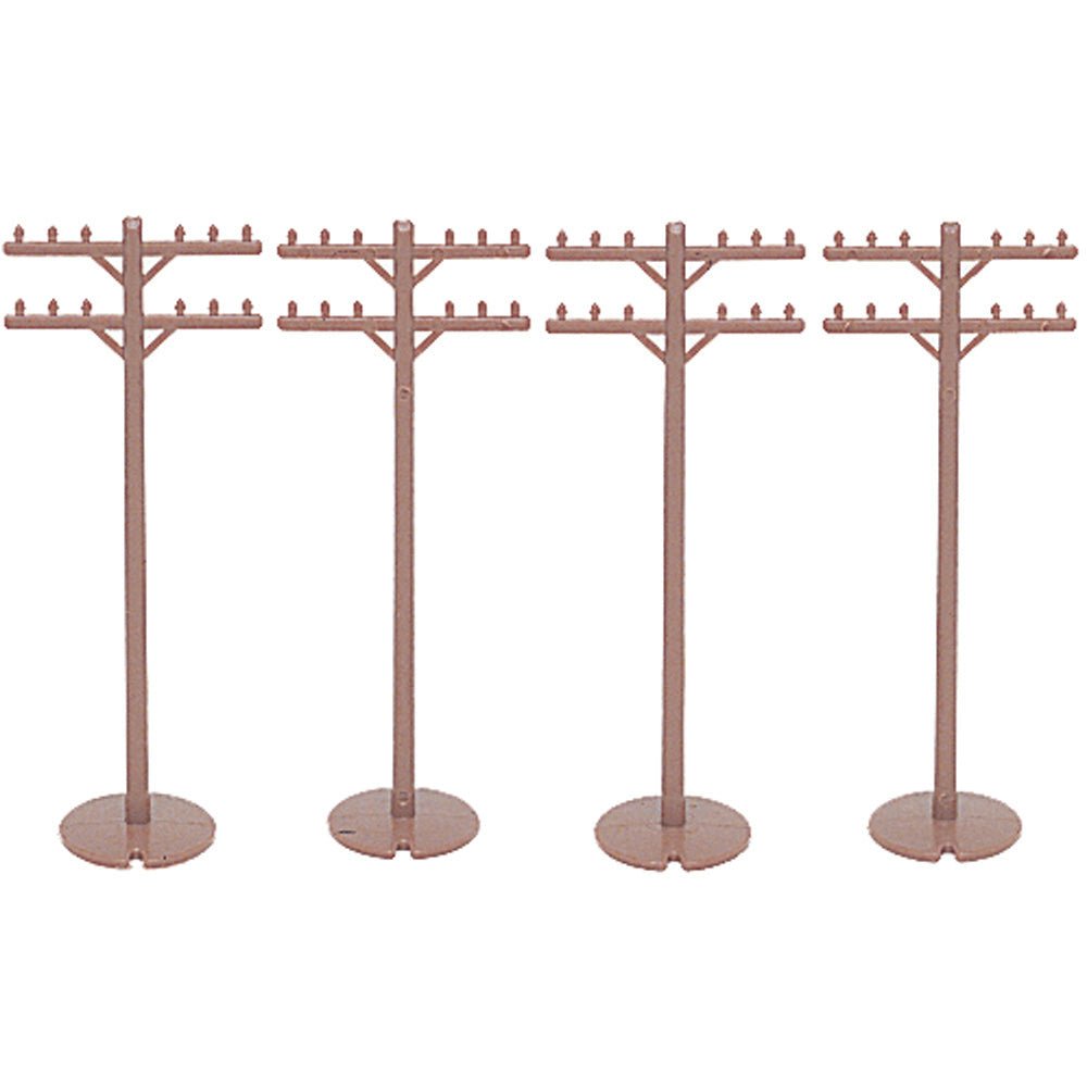 Bachmann Telephone Poles (12 pieces) - Bachmann - ModelCars.com
