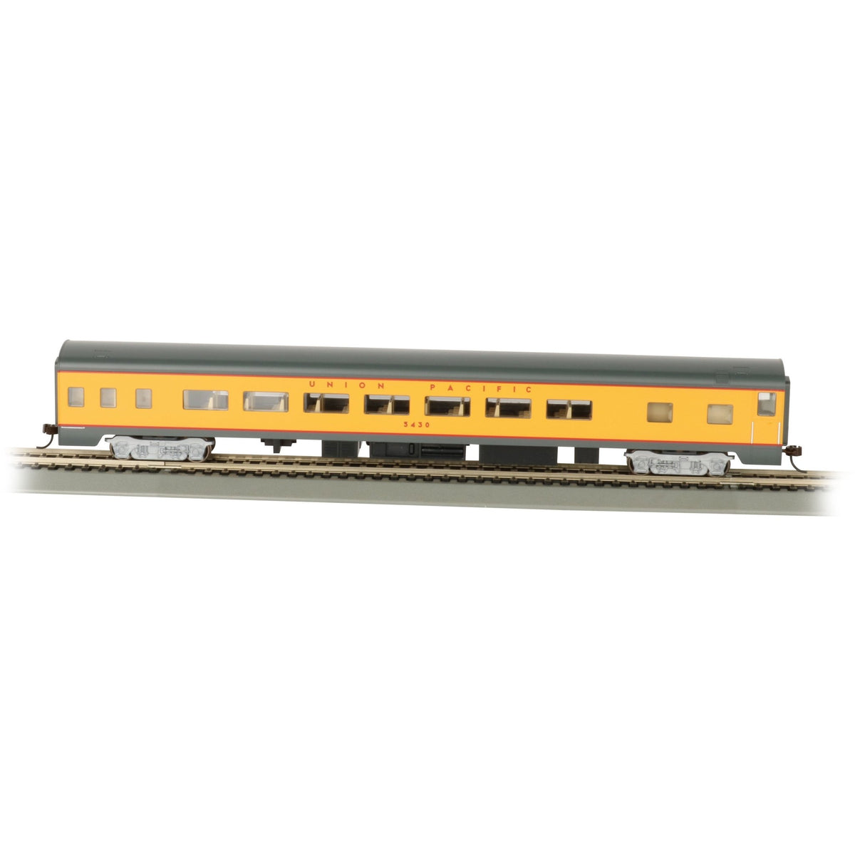 Bachmann Union Pacific® Smooth - Side Coach w/ Lighted Interior (HO) - Bachmann - ModelCars.com