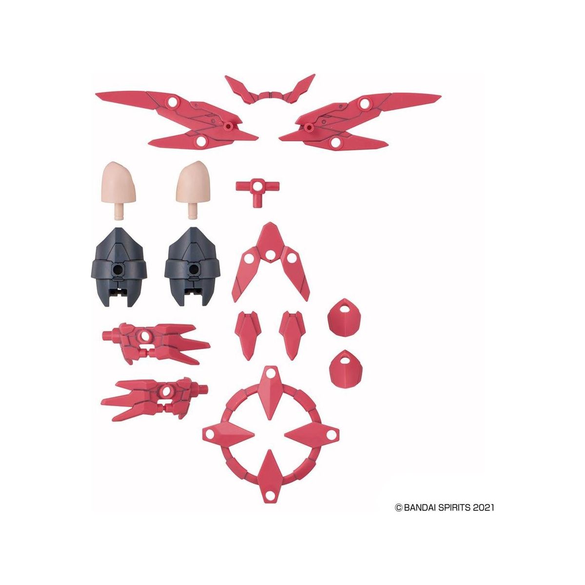 Bandai 02 30 Minute Sisters Option Parts Set 2 Flight Armor Accessory - Bandai - ModelCars.com