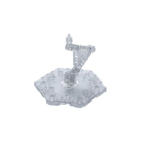 Bandai Action Base 5 Display Stand (Clear) For Gundam Model Kits - Bandai - ModelCars.com