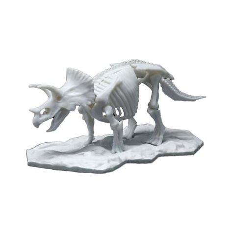 Bandai Hobby Dinosaur Model Kit Limex Skeleton: Triceratops Model Kit Plastic Model Kit - Bandai - ModelCars.com