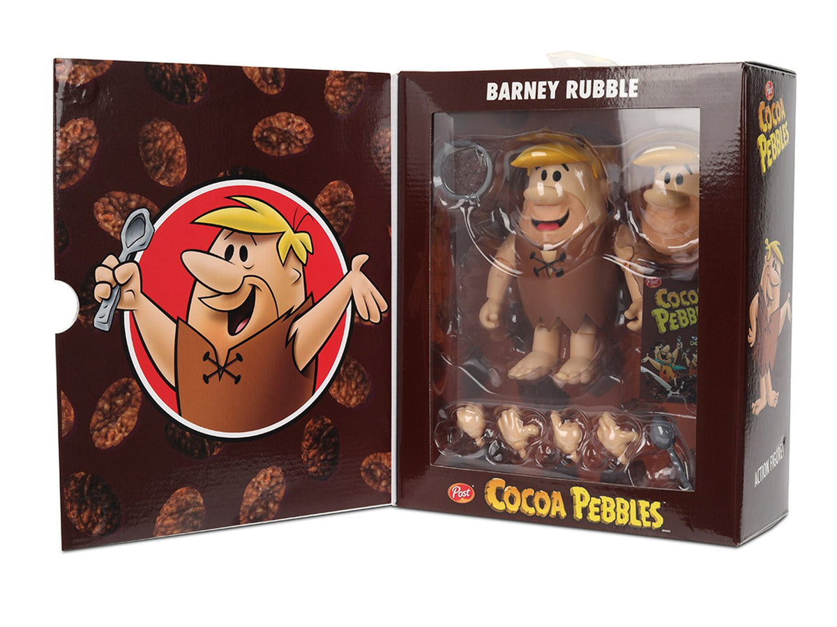Barney Rubble 4.5" Moveable Figure with Accessories and Alternate Head and Hands "The Flintstones - Post Cocoa Pebbles" Model by Jada-Jada-ModelCars.com