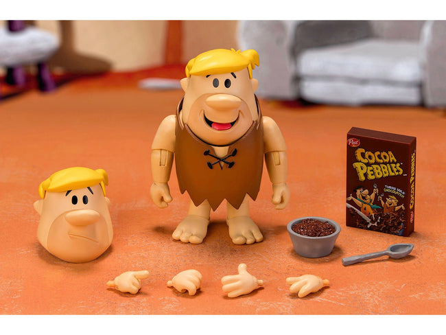Barney Rubble 4.5" Moveable Figure with Accessories and Alternate Head and Hands "The Flintstones - Post Cocoa Pebbles" Model by Jada-Jada-ModelCars.com