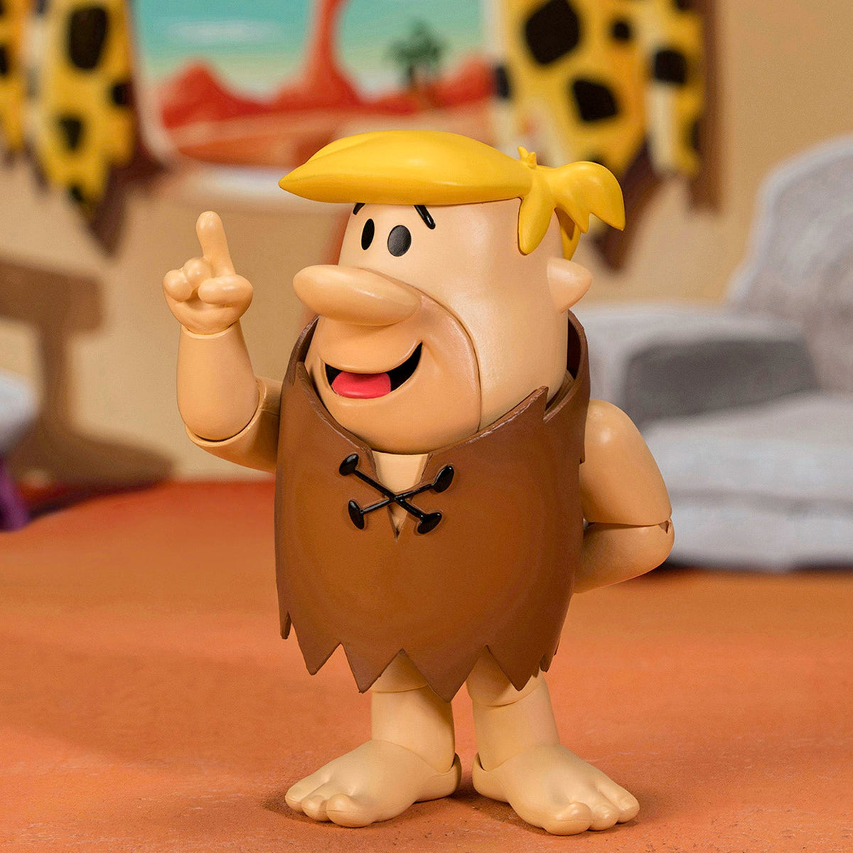 Barney Rubble 4.5" Moveable Figure with Accessories and Alternate Head and Hands "The Flintstones - Post Cocoa Pebbles" Model by Jada-Jada-ModelCars.com