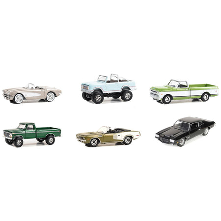 Barrett Jackson "Scottsdale Edition" Set of 6 Cars Series 13 1/64 Diecast Model Cars by Greenlight - Greenlight - ModelCars.com