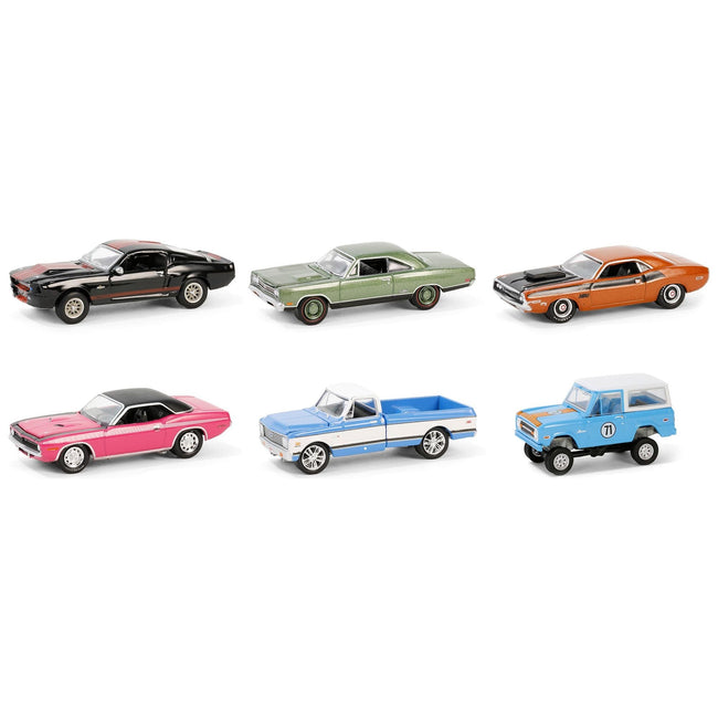 Barrett Jackson "Scottsdale Edition" Set of 6 Cars Series 14 1/64 Diecast Model Cars by Greenlight-Greenlight-ModelCars.com