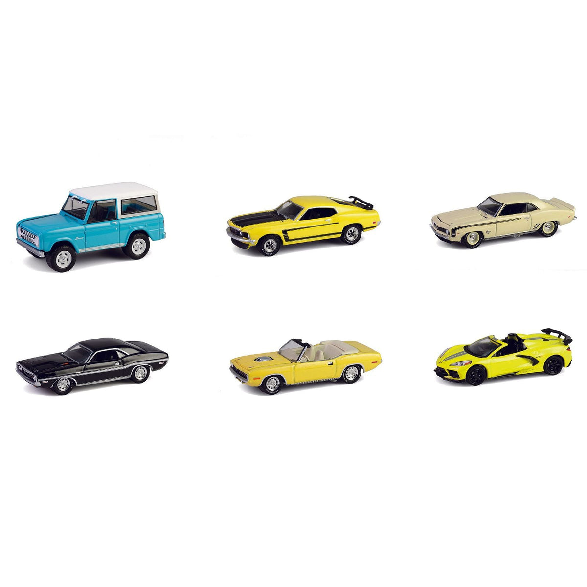 "Barrett-Jackson" Series 15 Set of 6 Cars 1/64 Diecast Model Cars by Greenlight-Greenlight-ModelCars.com