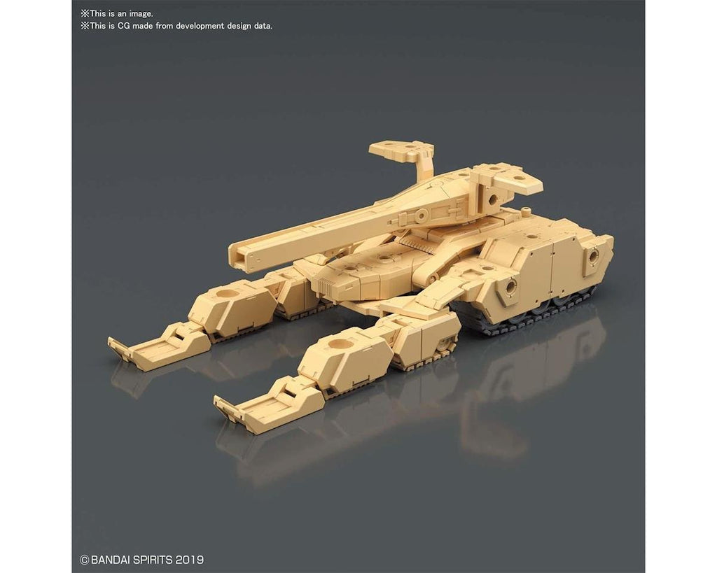 Bandai #04 30MM 1/144 Tank (Brown) Extended Armament Vehicle Plastic Model   