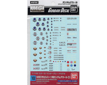 Bandai GD-18 Gundam SEED Multi-Use Decals "Gundam SEED"    