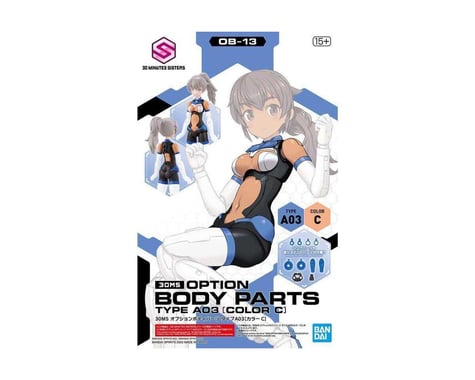 Bandai #13 Option Body Parts Type A03 [Color C] "30 Minute Sisters" (Box/12), Bandai Hobby 30 MS