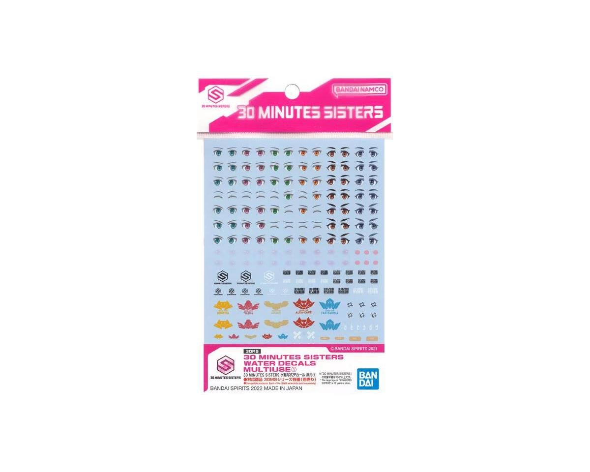 Bandai Water Decals Multiuse 1 30 Mission SisterBandai Spirits Spirits Hobby 30MS