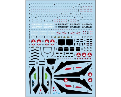 Bandai (2639670) YF-19 Water Decals "Macross Plus" (Bag/6), Bandai Hobby HG 1/100