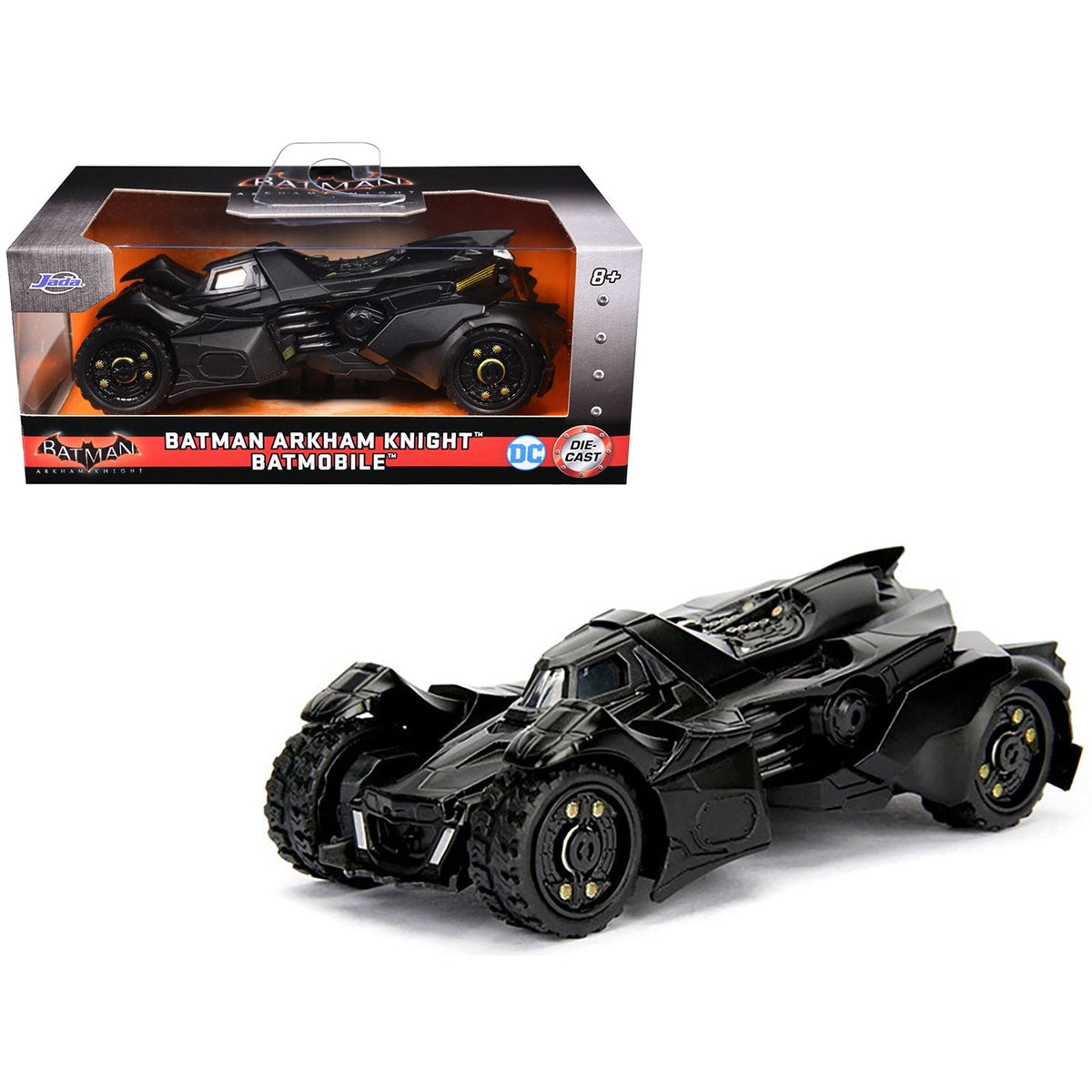 Batmobile Black "Batman: Arkham Knight" (2015) Video Game "Hollywood Rides" Series 1/32 Diecast Model Car by Jada-Jada-ModelCars.com