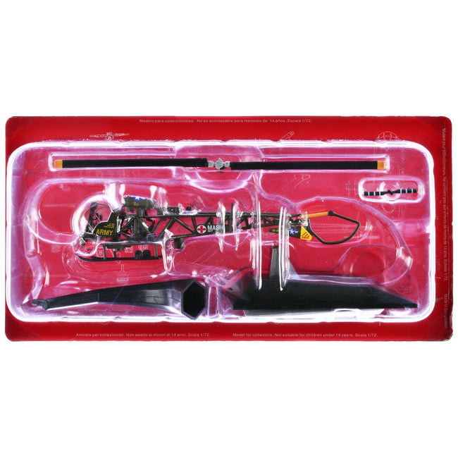 Bell OH - 13G Sioux Helicopter "4077th Mobile Army Surgical Hospital (MASH)" United States Army 1/72 Diecast Model by Altaya - Altaya - ModelCars.com