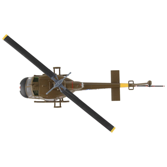 Bell UH - 1 Iroquois "Huey" Helicopter "MEDEVAC" United States Army 1/87 (HO) Diecast Model by Postage Stamp - Postage Stamp - ModelCars.com