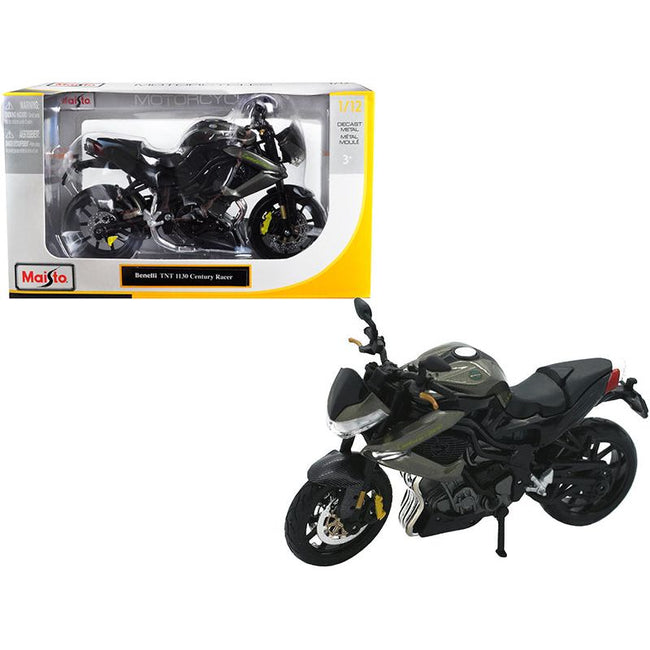 Benelli TNT 1130 Century Racer Gray 1/12 Diecast Motorcycle Model by Maisto - Maisto - ModelCars.com