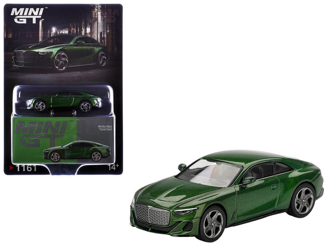 Bentley Batur Scarab Green Metallic Limited Edition 1/64 Diecast Model Car by Mini GT-Mini GT-ModelCars.com