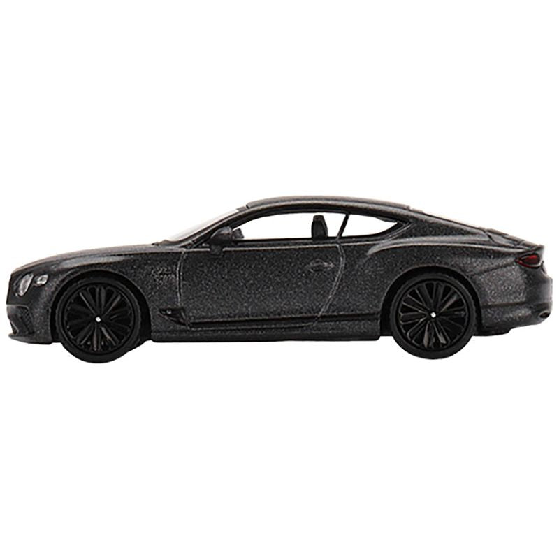 Bentley Continental GT Speed Anthracite Satin Gray Metallic Limited Edition to 1800 pieces Worldwide 1/64 Diecast Model Car by Mini GT - Mini GT - ModelCars.com