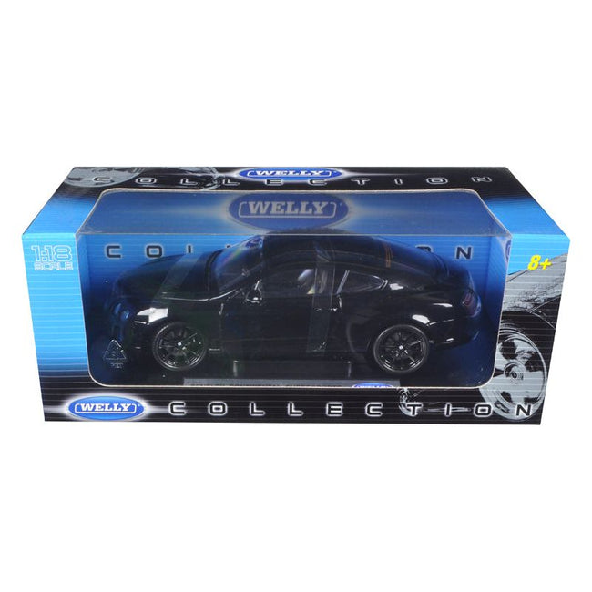 Bentley Continental Supersports Black 1/18 Diecast Car Model by Welly - Welly - ModelCars.com