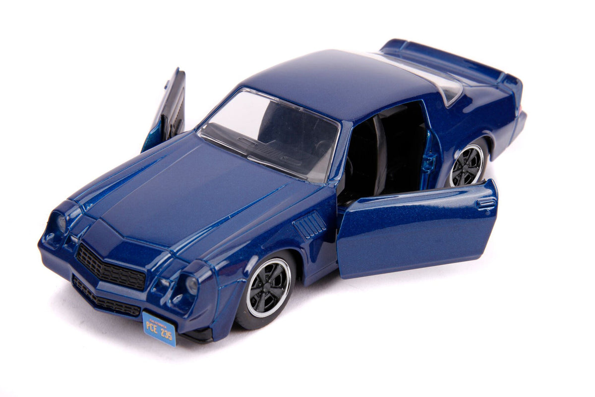 Billy's Chevrolet Camaro Z28 Metallic Dark Blue "Stranger Things" (2016) TV Series "Hollywood Rides" 1/32 Diecast Model Car by Jada-Jada-ModelCars.com