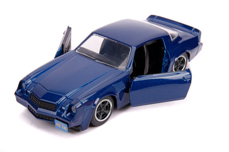 Billy's Chevrolet Camaro Z28 Metallic Dark Blue "Stranger Things" (2016) TV Series "Hollywood Rides" 1/32 Diecast Model Car by Jada-Jada-ModelCars.com