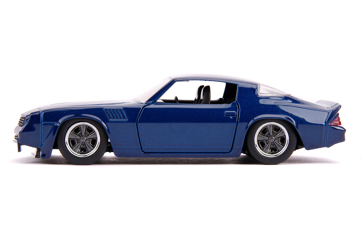 Billy's Chevrolet Camaro Z28 Metallic Dark Blue "Stranger Things" (2016) TV Series "Hollywood Rides" 1/32 Diecast Model Car by Jada-Jada-ModelCars.com