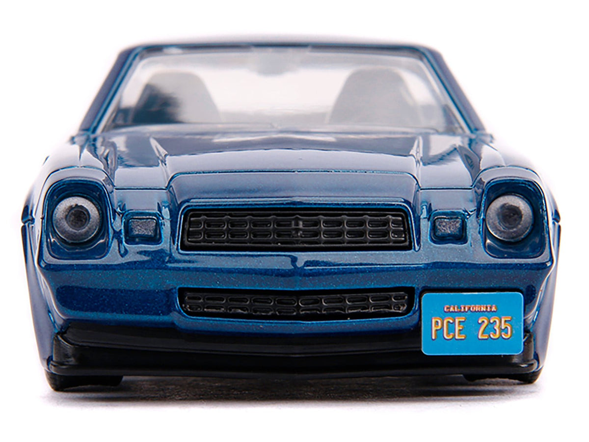 Billy's Chevrolet Camaro Z28 Metallic Dark Blue "Stranger Things" (2016) TV Series "Hollywood Rides" 1/32 Diecast Model Car by Jada-Jada-ModelCars.com