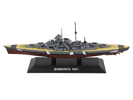 Bismarck Battleship "German Navy" (1941) "Legendary Battleships" Series 1/1250 Diecast Model by Militaria Die Cast-Militaria Die Cast-ModelCars.com