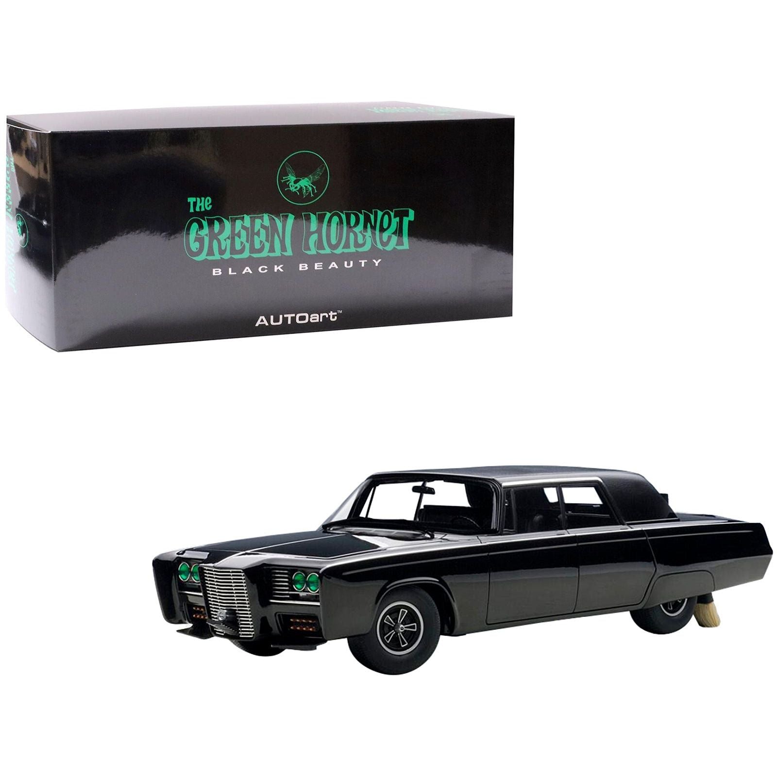 Black Beauty "The Green Hornet" (1966 - 1967) TV Series 1/18 Diecast Model Car by Autoart - Autoart - ModelCars.com