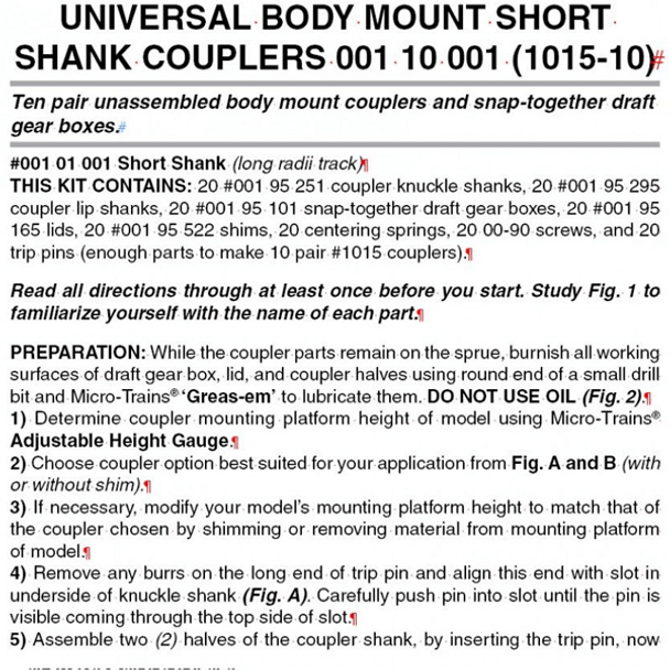 BMC S SHNK 1015 - 10 10P UN - Micro - Trains - ModelCars.com