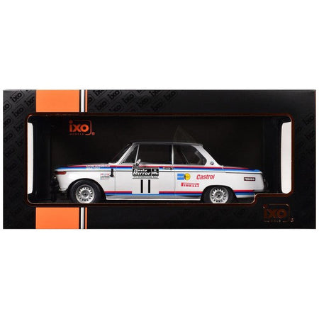 BMW 2002 11 Achim Warmbold - Jean Todt "RAC Rally" (1973) 1/18 Diecast Model Car by IXO Models - IXO - ModelCars.com