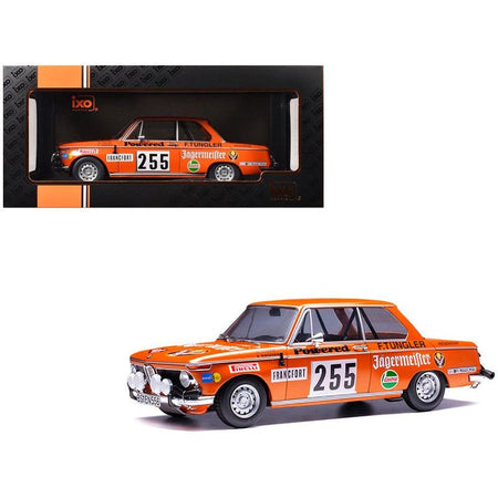 BMW 2002 255 Wolfgang Stiller - Axel Wagener "Rallye Monte - Carlo" (1973) 1/18 Diecast Model Car by IXO Models - IXO - ModelCars.com