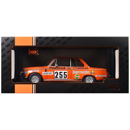 BMW 2002 255 Wolfgang Stiller - Axel Wagener "Rallye Monte - Carlo" (1973) 1/18 Diecast Model Car by IXO Models - IXO - ModelCars.com