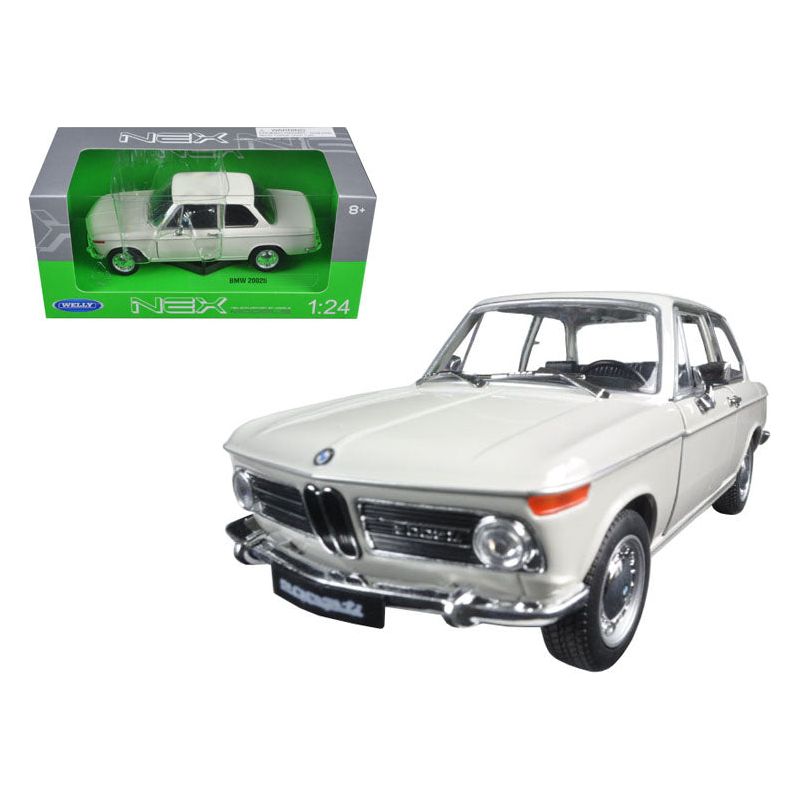 BMW 2002 ti Cream 1/24 Diecast Model Car by Welly - Welly - ModelCars.com